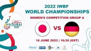 JPN vs GER  Womens Competition Group A  2022 IWBF Wheelchair Basketball World Championships [upl. by Curhan]