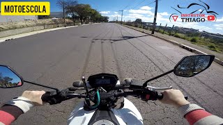 Como andar de moto na Rua iniciante [upl. by Olimreh55]