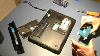 How To Install Laptop Hard Drive Dell Inspiron [upl. by Nixon]