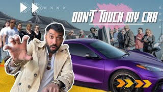 Don’t touch my car highlights car corvette c8 ferrari foryou funny mycar prank corvettec8 [upl. by Aeniah]