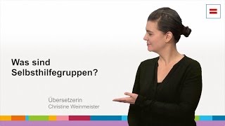 Was sind Selbsthilfegruppen Deutsche Gebärdensprache [upl. by Latrena]