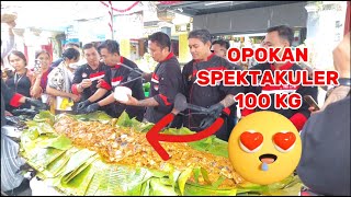 PROSES PEMBUATAN OPOKAN SPEKTAKULER 100 KG  MASAKAN KHAS KLUNGKUNG [upl. by Gaylor]