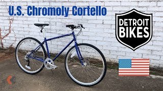 Detroit Bikes US Chromoly Cortello  Made in USA with American Chromoly Steel [upl. by Schifra]