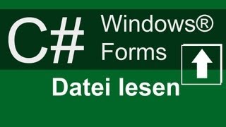 C Systemio Datei lesen  Datei öffnen  Windows® Forms [upl. by Margalo]