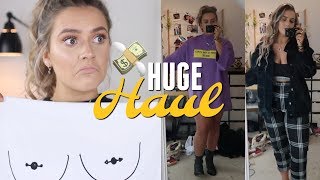 HUGE Tryon AutumnWinter Haul  ASOS Topshop Urban MissGuided [upl. by Ambrogino]