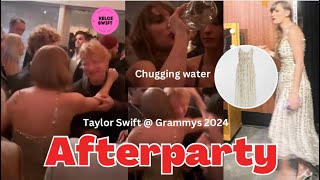 INSIDE Taylor Swift’s AFTERPARTY at Grammys 2024 STUNS 18000 sequin dress [upl. by Llahsram]