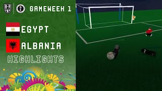 VRF S1 WC  Egypt vs Albania  Group Stage Gameweek 1  Highlights [upl. by Lleira]