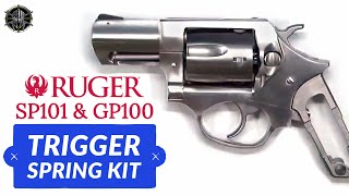 Ruger SP101 amp GP100 Trigger Spring Kit  Ruger SP101 Trigger Job  MCARBO [upl. by Einnok]