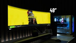 The First 240Hz Super Ultrawide OLED Gaming Monitor Samsung Odyssey OLED G9 [upl. by Nirej]