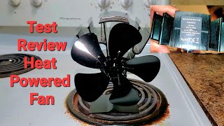 Test And Review Heat Powered Stove Fan [upl. by Nol590]