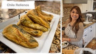 Chile Rellenos Recipe  Authentic Mexican Food  How To Make Fluffy Egg Whites  Jenny Martinez [upl. by Gladi169]