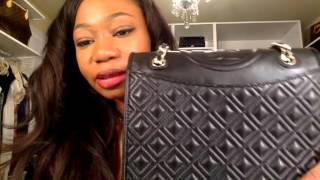 UNBOXING TORY BURCH MEDIUM FLEMING BAG [upl. by Eiduam]