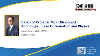 Basics of Pediatric MSK Ultrasound Knobology Image Optimization and Physics [upl. by Airotnahs]