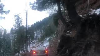 Rawalakot Ajk car accident at Toli peer [upl. by Esidnak]