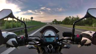 Top Speed Kawasaki ER6n 2012  2013 GoPro Hero 3 [upl. by Toshiko213]