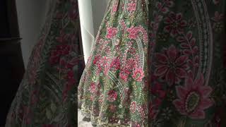 Classy premium embroidery handwork multicolour lahenga trending blousedesign bridal shorts [upl. by Ramona]