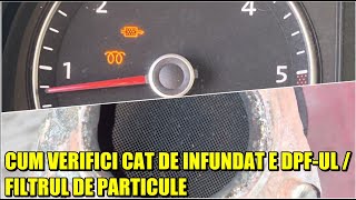 Cum VERIFICI cât de înfundat e cantitatea de funingine Filtrul de Particule DPF la VW Skoda Seat [upl. by Caressa]