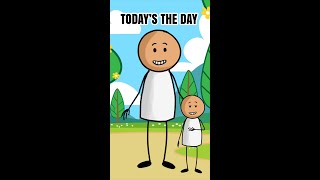 Cartoon Stick Man talking story  today’s the day [upl. by Epifano661]