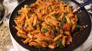 Vegan sweet potato pasta  1 Minute Recipe [upl. by Nekial]