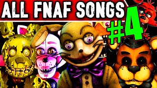 All Five Nights at Freddys Songs 4 TryHardNinja [upl. by Anilorak]