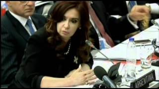 14 de JUN Reclamo ante la ONU por soberanía de Malvinas Cristina Férnandez [upl. by Nagud]