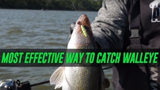 The Most EFFECTIVE Way To Catch WALLEYE EASY How To [upl. by Eromle]