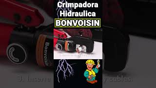 ⭐ Crimpadora Hidráulica Presión BONVOISIN ⚡ Alta Calidad para Terminales de Cobre y Aluminio  2023 [upl. by Leummas741]