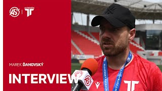 MLÁDEŽ  Interview  Marek Ďanovský po korunovácii majstrov ligy U19 [upl. by Joon608]