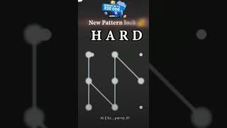 Hard Lock 🔐 pattern style lockunlock subscribe [upl. by Doran]