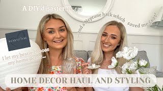 BESTIE HOME DECOR HAUL  STYLE WITH ME  Neptune hack and haul  small business modern country decor [upl. by Doig95]