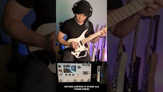 DANN HUFF Glory of Love Guitar Clean Tone with HOTONE Ampero II Stage and Tuner Press by Alvin [upl. by Aynnek]