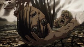 Eren Runs to Zeke Attack On Titan Season 4 Part 2 Episode 3 Full clip English sub HD [upl. by Godfry]