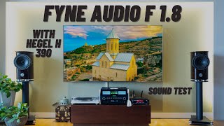 Fyne Audio F18 Sound Test With Hegel H 390 [upl. by Marquita883]