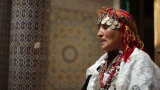 Amazigh aka Berber Singer in Telouet Kasbah Morocco [upl. by Adekram]