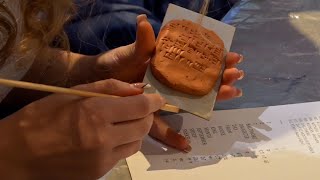 Learning the Ancient Technique of Cuneiform [upl. by Calabrese]