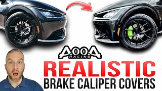 REALISTIC Brake Caliper Covers from AOOA Racing 😲 Installation and Review [upl. by Veradia418]