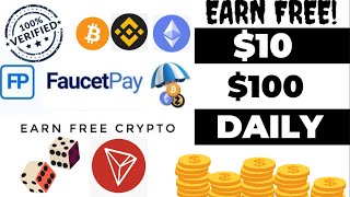 Make 10  100 Crypto Daily using this FAUCETPAY AUTOFAUCETS [upl. by Ignatia273]