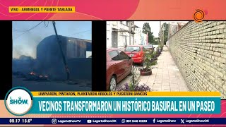 Vecinos transformaron un histórico basural en un paseo [upl. by Hpesojnhoj301]