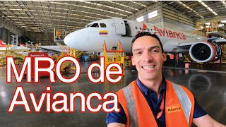 Hangar de Avianca  Conoce su MRO ¡ Increíble [upl. by Nodmac728]