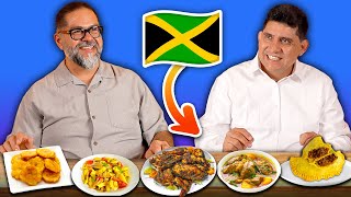 Mexican Dads Try Jamaican Food [upl. by Ethelind]