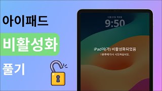 아이패드 비활성화 푸는 방법 2024 최신 버전 [upl. by Mcgraw]