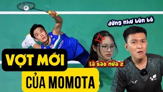 MOMOTA dùng VỢT GÌ VÔ ĐỊCH ĐÁNH GIÁ VỢT của QUÁN QUÂN giải cầu lông KOREA MASTER 2023 [upl. by Acemaj]