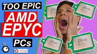 DUAL EPIC AMD EPYC Rome Workstation PCs Why would you need SO much POWER [upl. by Volkan457]