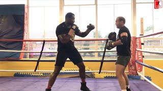 Dillian Whyte Training For Oscar Rivas [upl. by Warila]