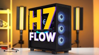 NZXT H7 Flow Review  HAS MORE FLOW  Modular MidTower Case  TheMVP [upl. by Rellim552]