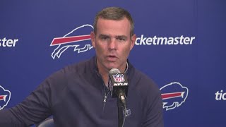 Bills GM Brandon Beane discusses the Stefon Diggs trade to Houston [upl. by Nosnevets]