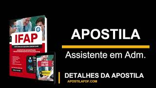 Apostila Concurso IFAP 2024 PDF Assistente em Administração – Técnico Administrativo [upl. by Asssilem752]