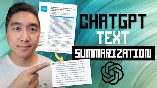 How to summarize text using ChatGPT [upl. by Tarsus]