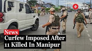 CRPF Soldier Injured In Manipur KukiMajority Areas Announce Shutdown [upl. by Tennies741]