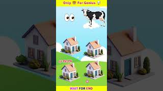 Focus Test For Genius 🤯🤯 cartoon shortsfeed shorts challenge cow puzzle [upl. by Kecaj]